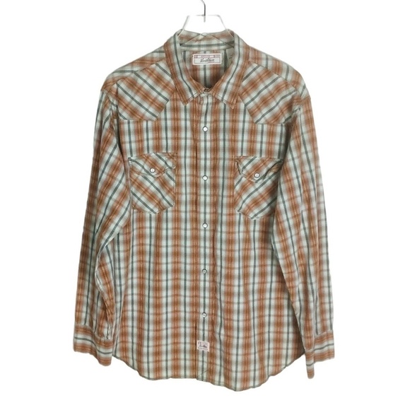 Levis Strauss Men's Western Cowboy Southwestern Snap Button Casual Shirt XL - Picture 3 of 12